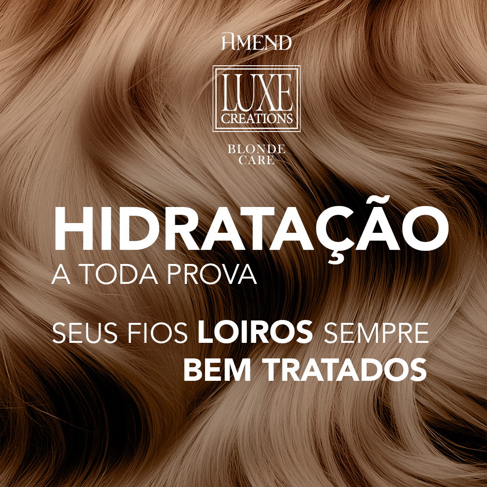 Kit Amend Luxe Creations Blonde Care | 2 produtos